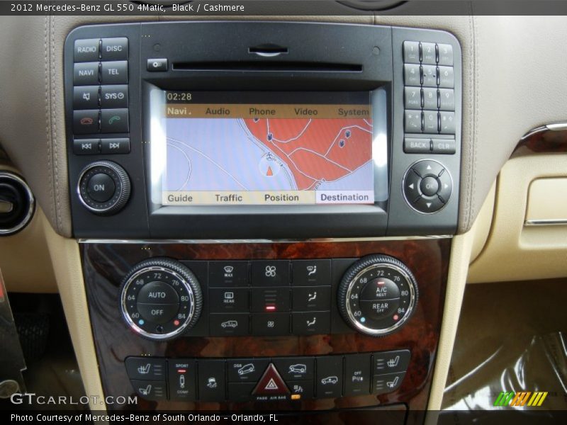 Controls of 2012 GL 550 4Matic