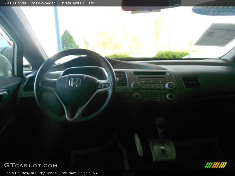 Taffeta White / Black 2010 Honda Civic LX-S Sedan