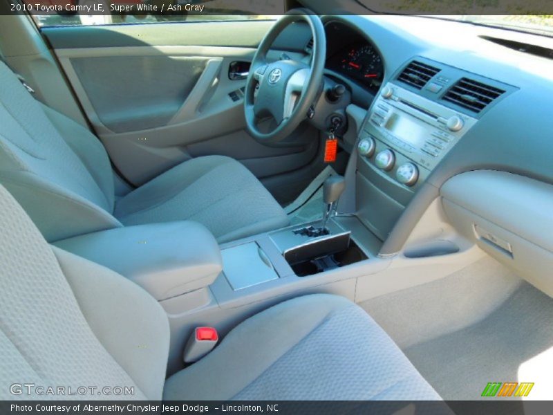 Super White / Ash Gray 2010 Toyota Camry LE