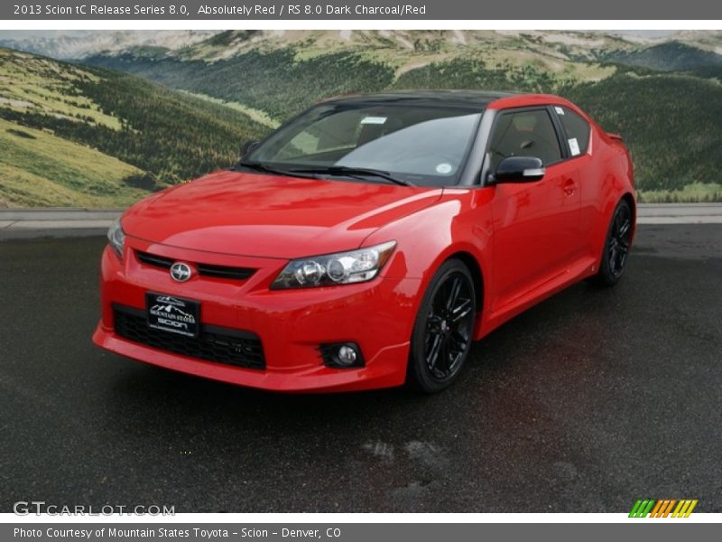 Absolutely Red / RS 8.0 Dark Charcoal/Red 2013 Scion tC Release Series 8.0