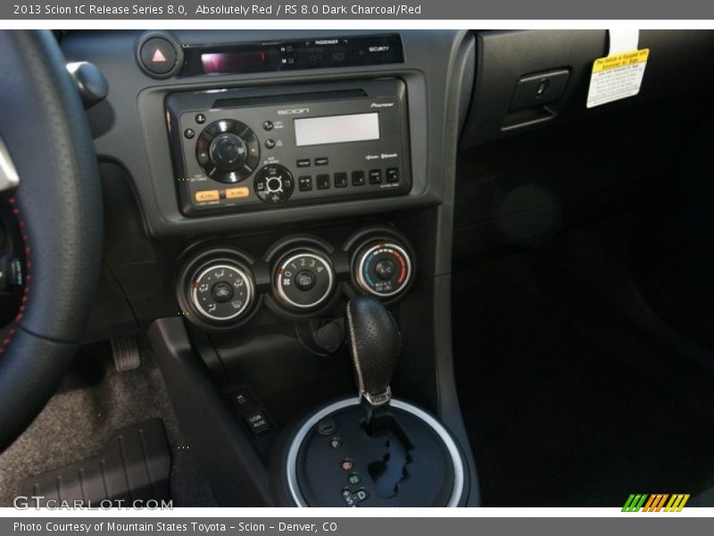 Absolutely Red / RS 8.0 Dark Charcoal/Red 2013 Scion tC Release Series 8.0