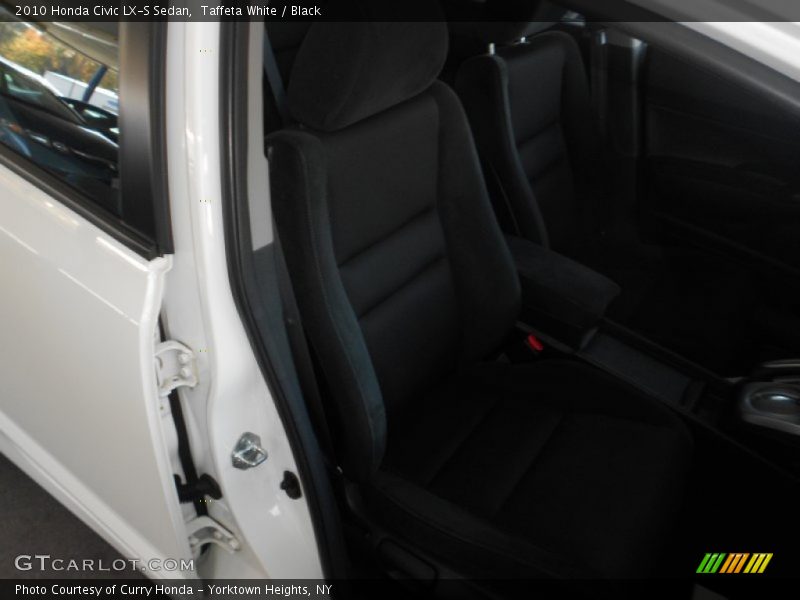 Taffeta White / Black 2010 Honda Civic LX-S Sedan