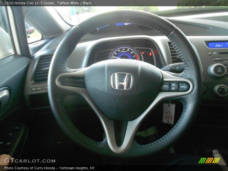 Taffeta White / Black 2010 Honda Civic LX-S Sedan