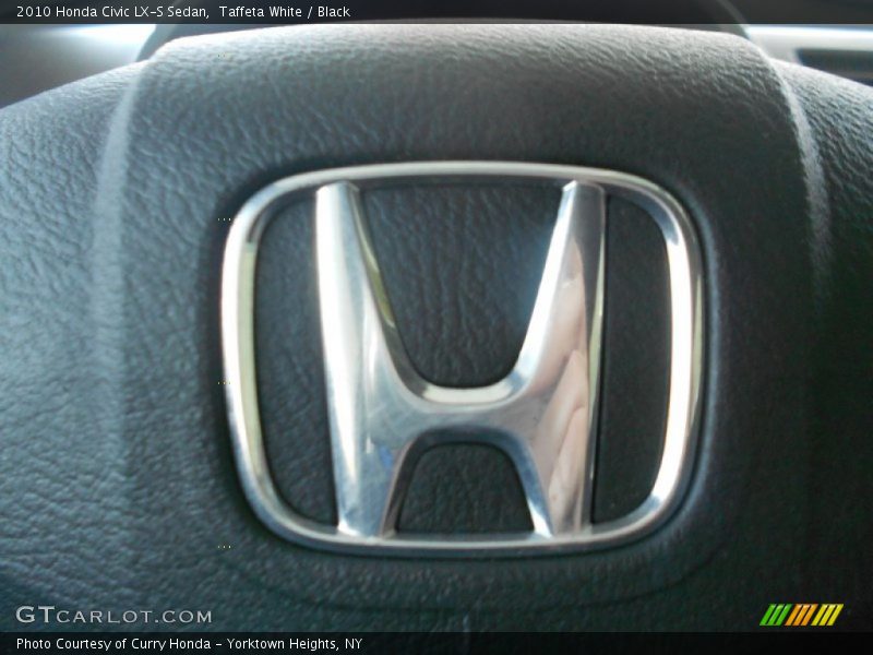 Taffeta White / Black 2010 Honda Civic LX-S Sedan