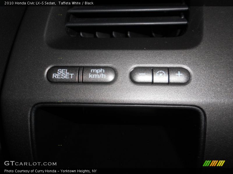 Taffeta White / Black 2010 Honda Civic LX-S Sedan