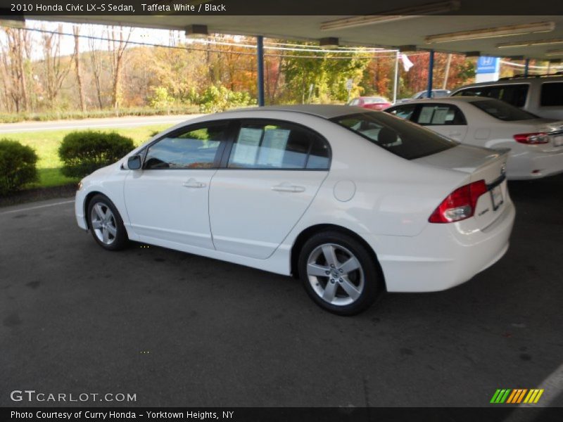 Taffeta White / Black 2010 Honda Civic LX-S Sedan