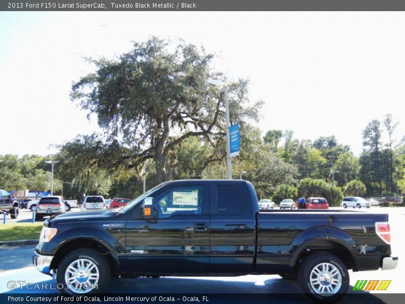  2013 F150 Lariat SuperCab Tuxedo Black Metallic