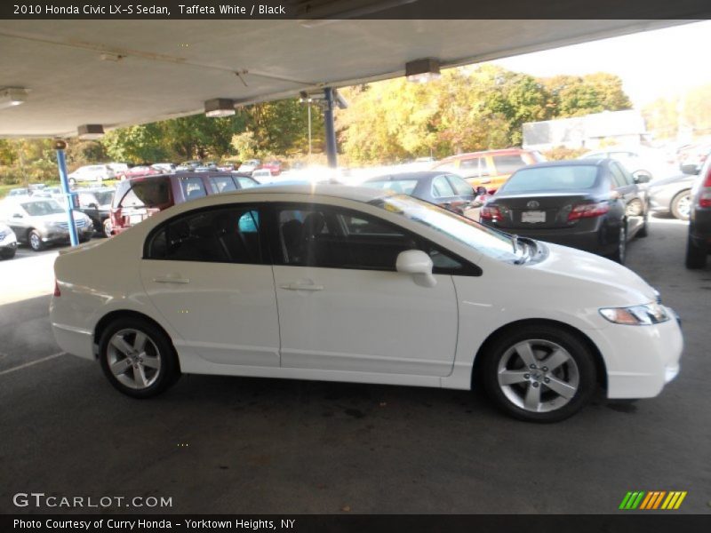 Taffeta White / Black 2010 Honda Civic LX-S Sedan