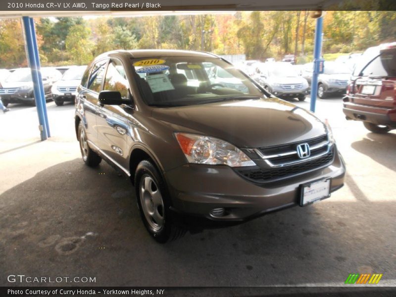 Tango Red Pearl / Black 2010 Honda CR-V LX AWD