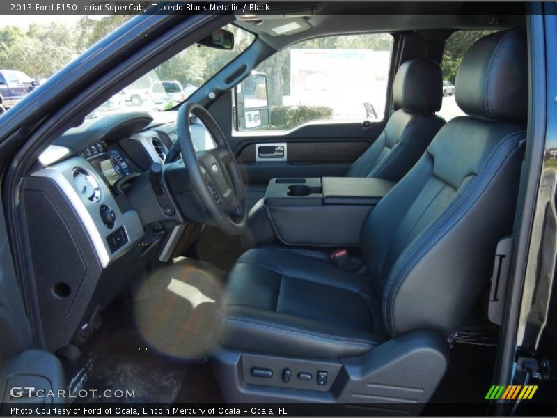 Front Seat of 2013 F150 Lariat SuperCab