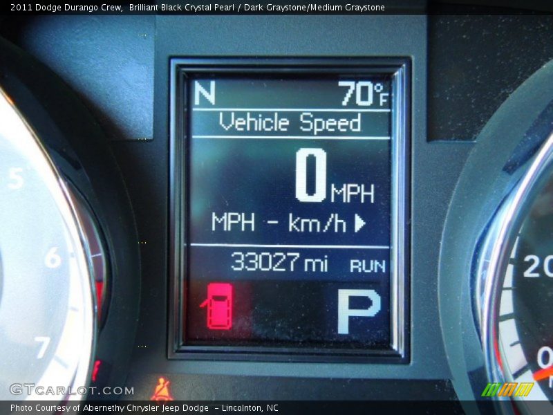 Brilliant Black Crystal Pearl / Dark Graystone/Medium Graystone 2011 Dodge Durango Crew