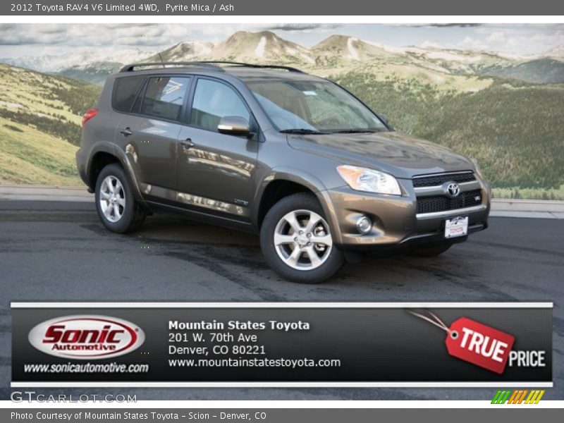 Pyrite Mica / Ash 2012 Toyota RAV4 V6 Limited 4WD