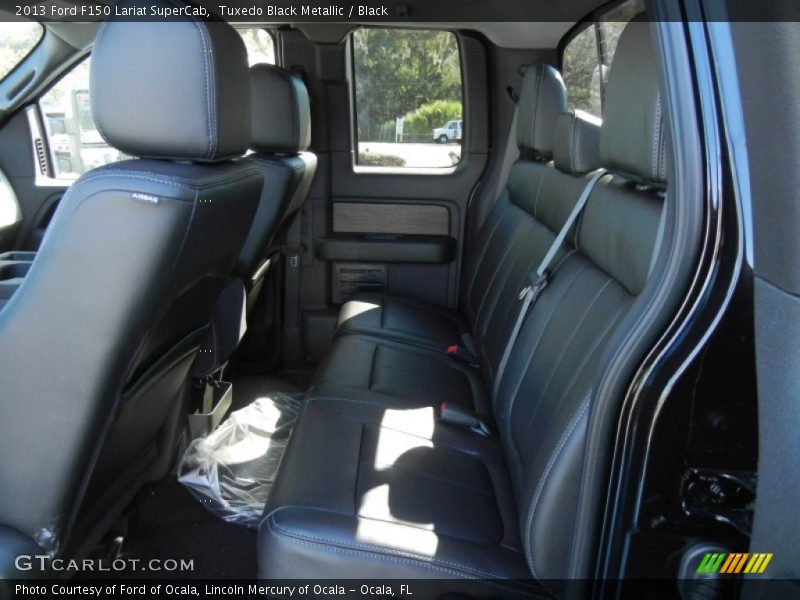 Rear Seat of 2013 F150 Lariat SuperCab