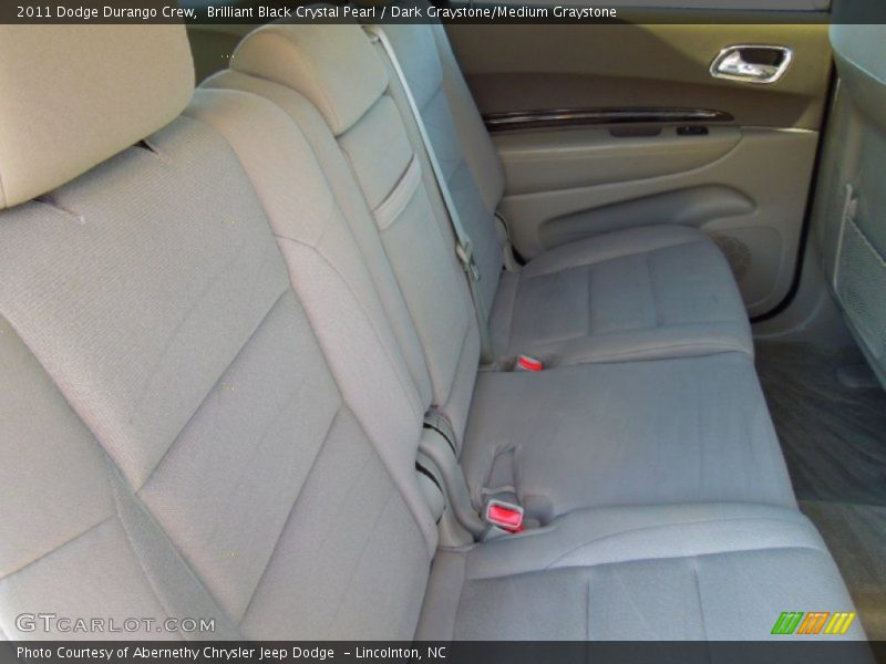 Brilliant Black Crystal Pearl / Dark Graystone/Medium Graystone 2011 Dodge Durango Crew