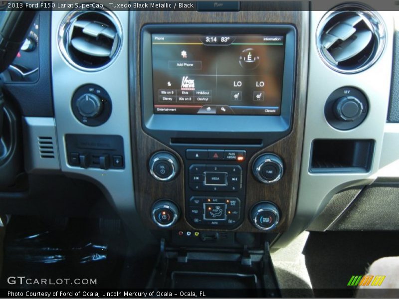 Controls of 2013 F150 Lariat SuperCab