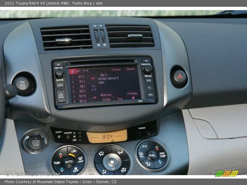 Pyrite Mica / Ash 2012 Toyota RAV4 V6 Limited 4WD