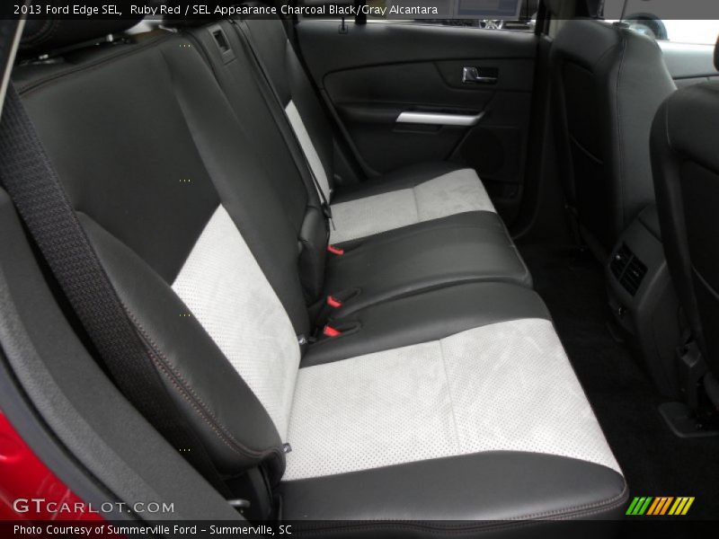 Rear Seat of 2013 Edge SEL