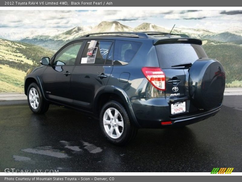 Black Forest Pearl / Ash 2012 Toyota RAV4 V6 Limited 4WD