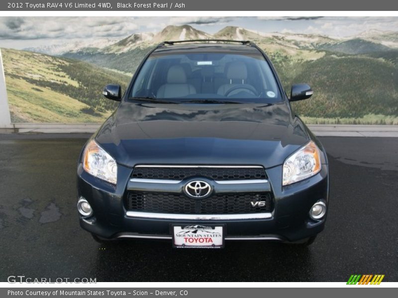 Black Forest Pearl / Ash 2012 Toyota RAV4 V6 Limited 4WD