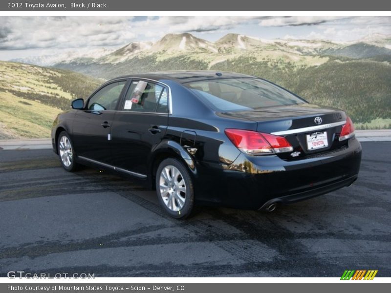 Black / Black 2012 Toyota Avalon