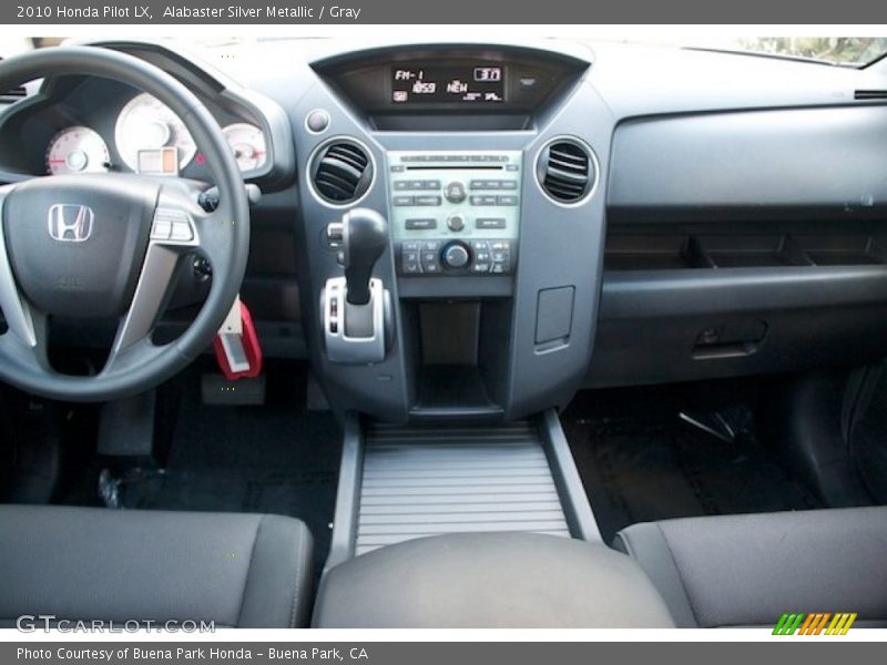 Alabaster Silver Metallic / Gray 2010 Honda Pilot LX