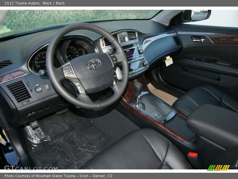Black / Black 2012 Toyota Avalon