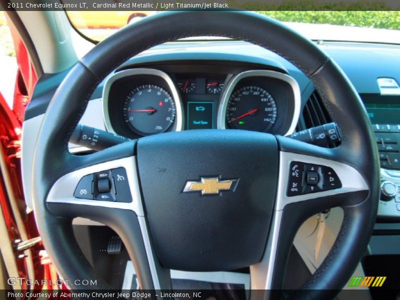 Cardinal Red Metallic / Light Titanium/Jet Black 2011 Chevrolet Equinox LT