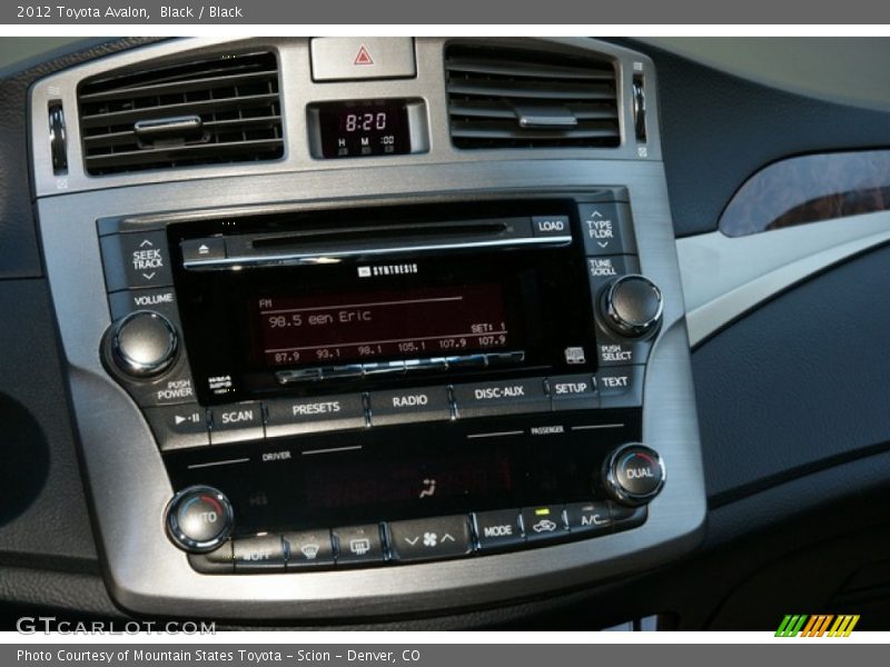 Black / Black 2012 Toyota Avalon