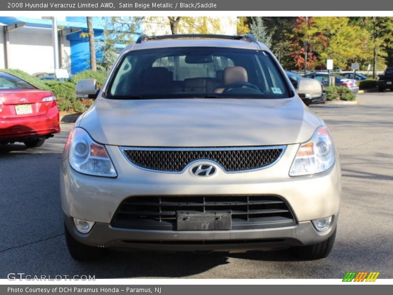 Satin Beige Metallic / Black/Saddle 2008 Hyundai Veracruz Limited AWD