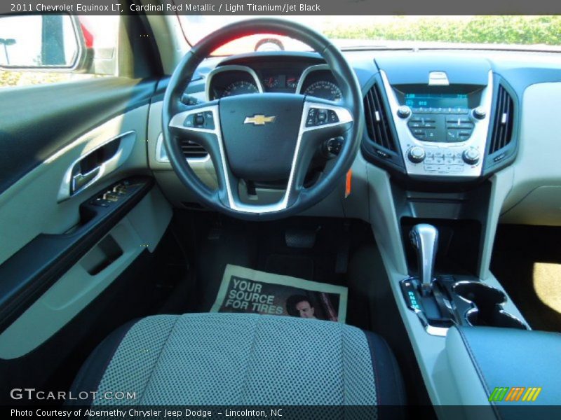 Cardinal Red Metallic / Light Titanium/Jet Black 2011 Chevrolet Equinox LT