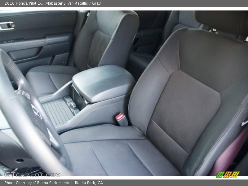 Alabaster Silver Metallic / Gray 2010 Honda Pilot LX