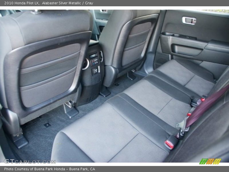 Alabaster Silver Metallic / Gray 2010 Honda Pilot LX