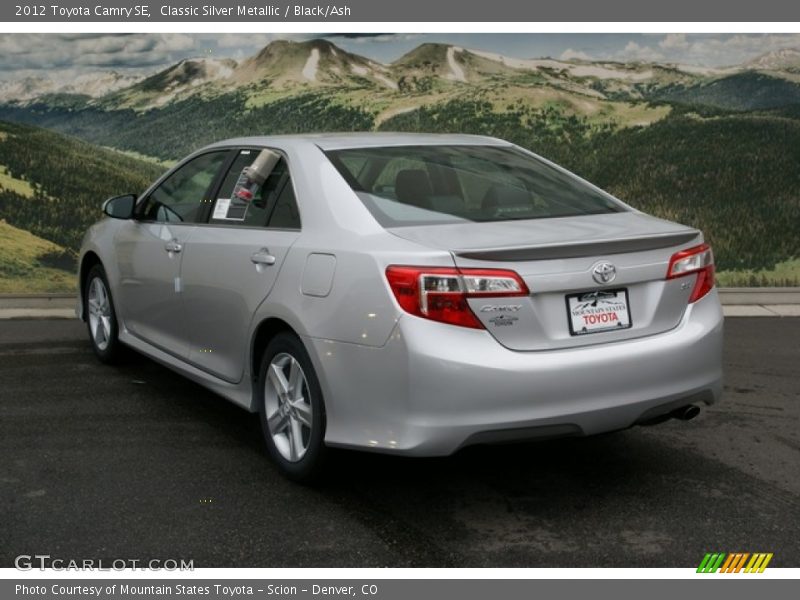 Classic Silver Metallic / Black/Ash 2012 Toyota Camry SE