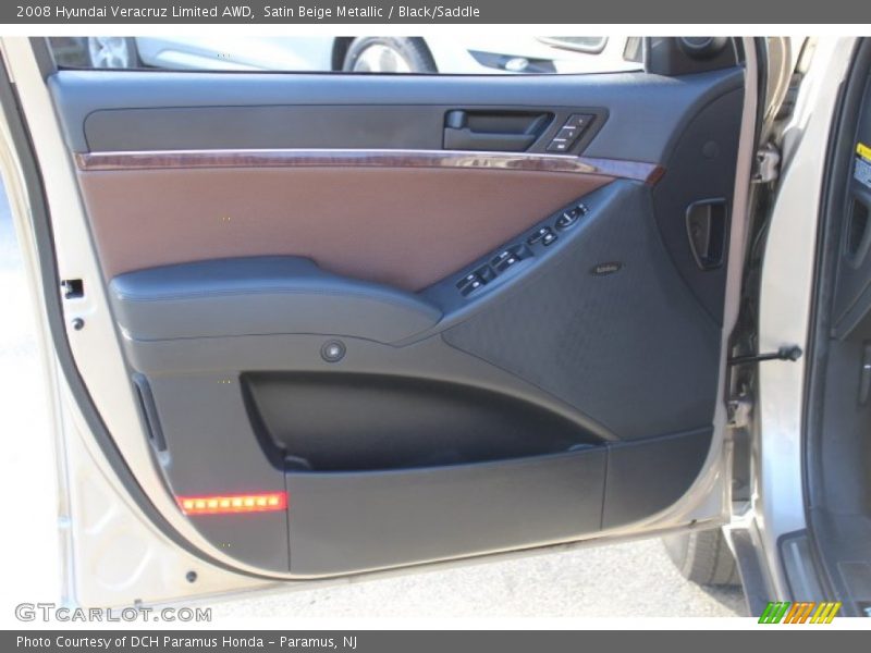 Satin Beige Metallic / Black/Saddle 2008 Hyundai Veracruz Limited AWD
