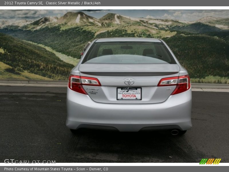 Classic Silver Metallic / Black/Ash 2012 Toyota Camry SE