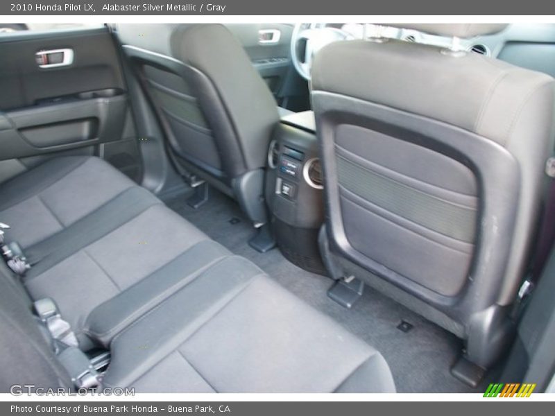 Alabaster Silver Metallic / Gray 2010 Honda Pilot LX