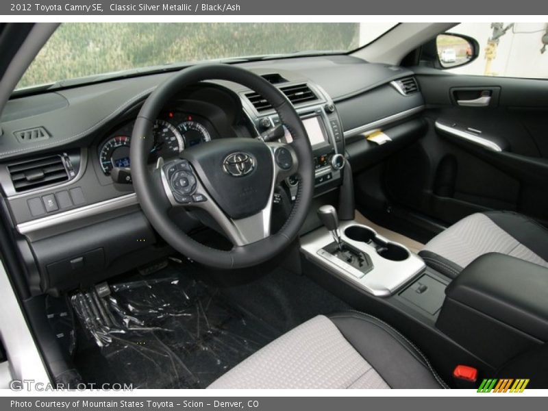 Classic Silver Metallic / Black/Ash 2012 Toyota Camry SE