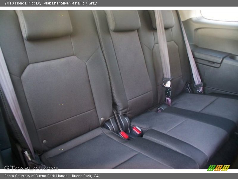 Alabaster Silver Metallic / Gray 2010 Honda Pilot LX