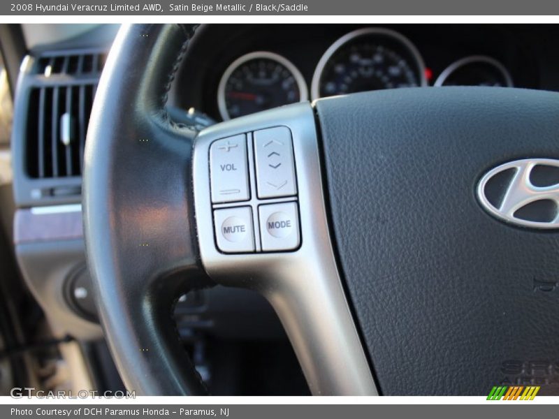 Satin Beige Metallic / Black/Saddle 2008 Hyundai Veracruz Limited AWD
