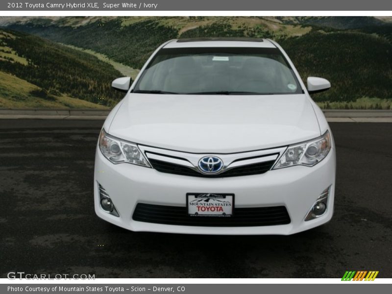 Super White / Ivory 2012 Toyota Camry Hybrid XLE