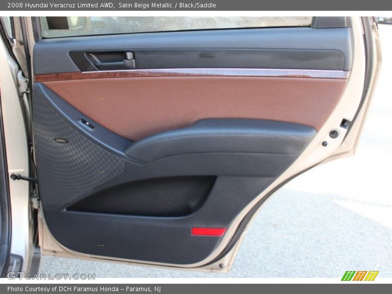 Satin Beige Metallic / Black/Saddle 2008 Hyundai Veracruz Limited AWD