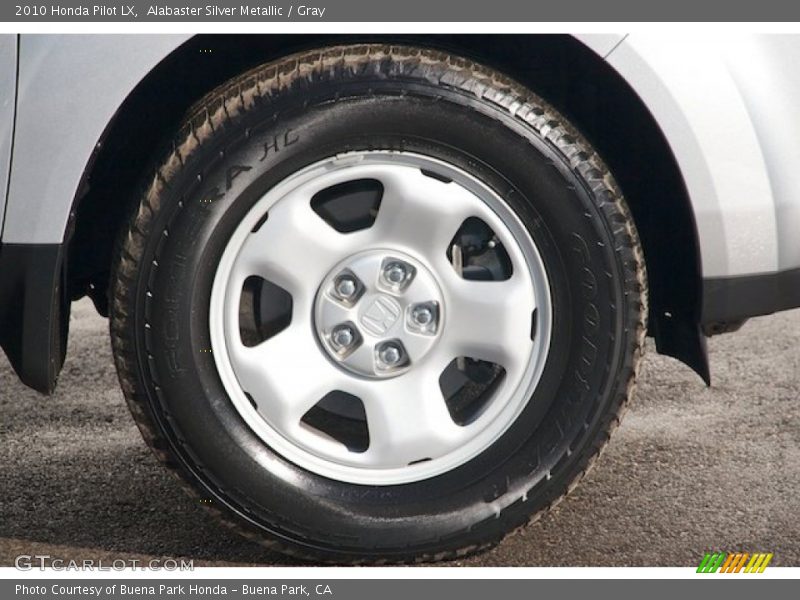 Alabaster Silver Metallic / Gray 2010 Honda Pilot LX