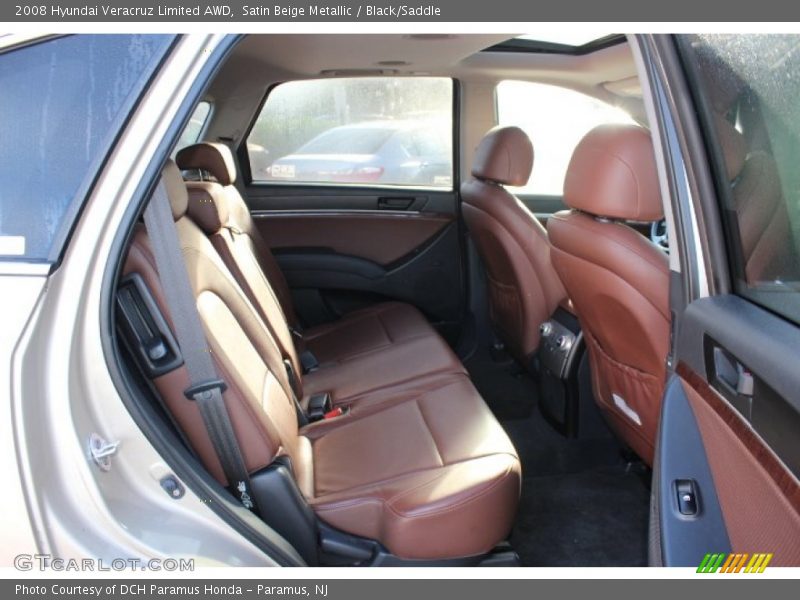 Satin Beige Metallic / Black/Saddle 2008 Hyundai Veracruz Limited AWD