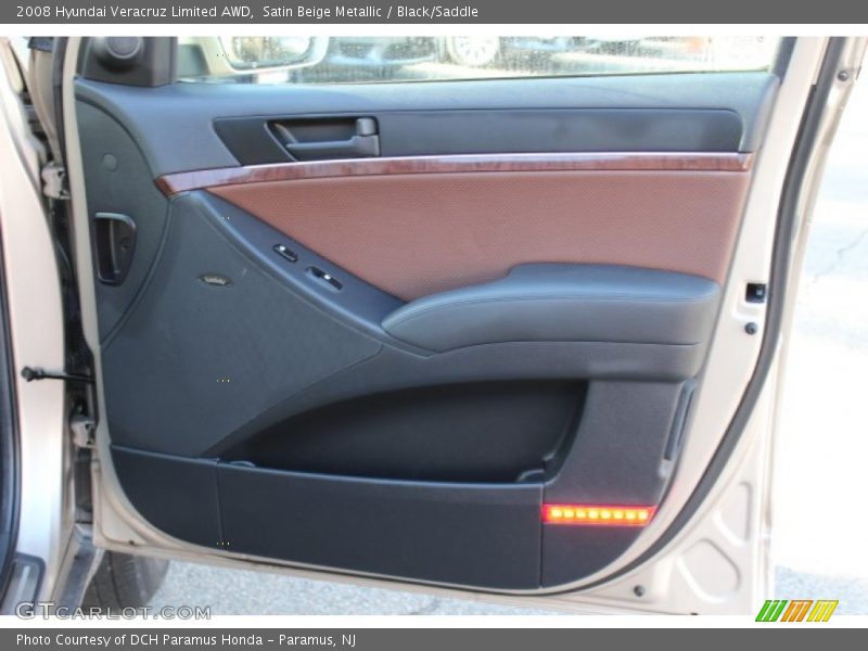 Satin Beige Metallic / Black/Saddle 2008 Hyundai Veracruz Limited AWD