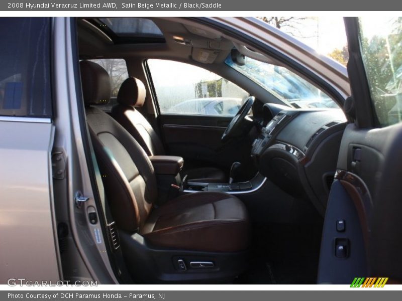 Satin Beige Metallic / Black/Saddle 2008 Hyundai Veracruz Limited AWD