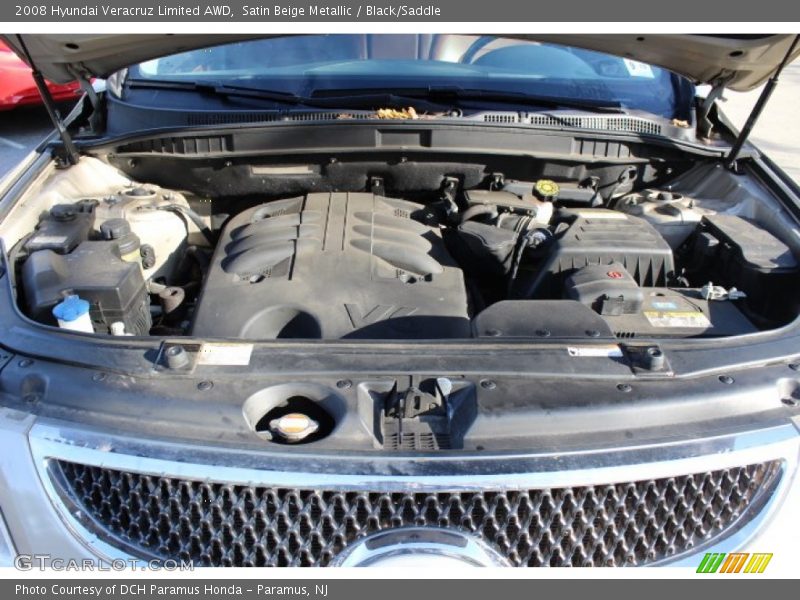 Satin Beige Metallic / Black/Saddle 2008 Hyundai Veracruz Limited AWD