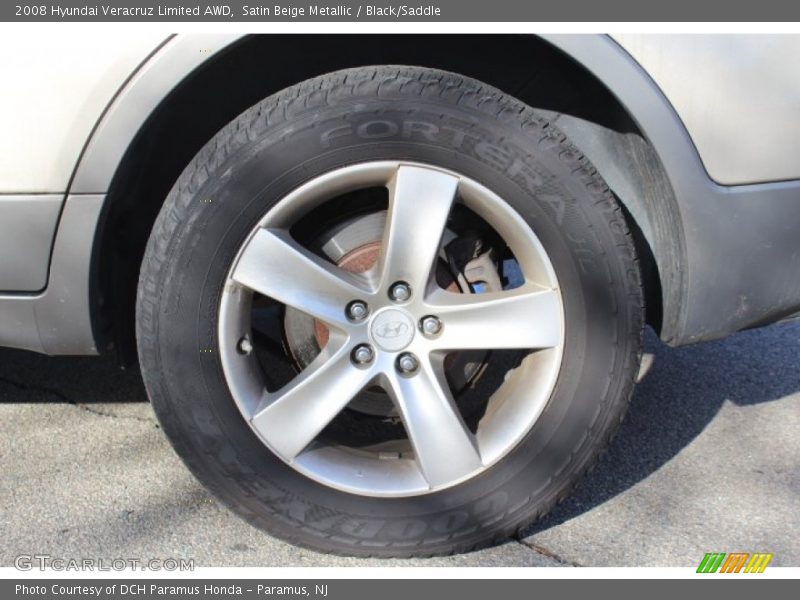 Satin Beige Metallic / Black/Saddle 2008 Hyundai Veracruz Limited AWD