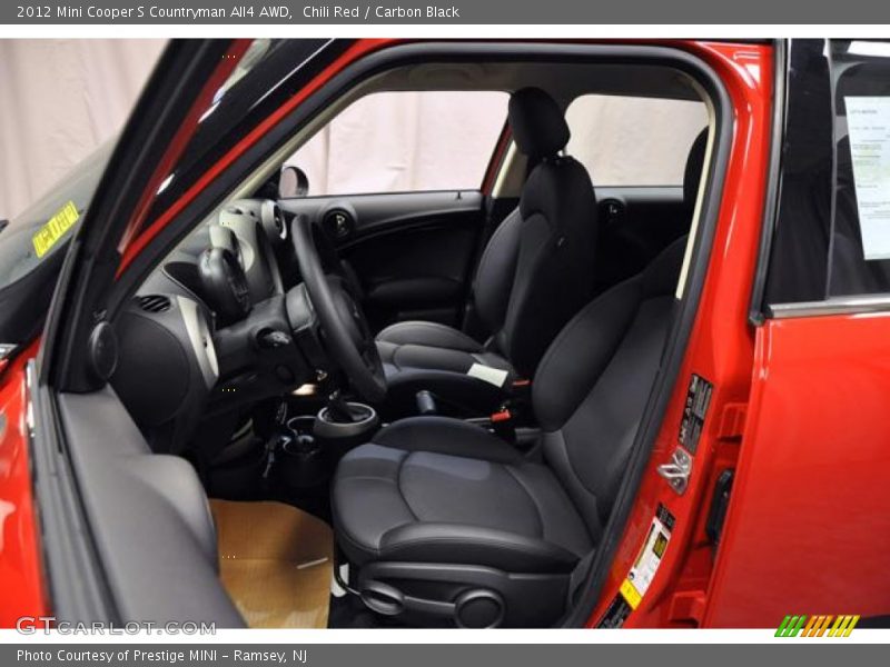  2012 Cooper S Countryman All4 AWD Carbon Black Interior