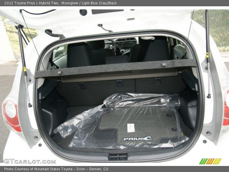 Moonglow / Light Blue Gray/Black 2012 Toyota Prius c Hybrid Two