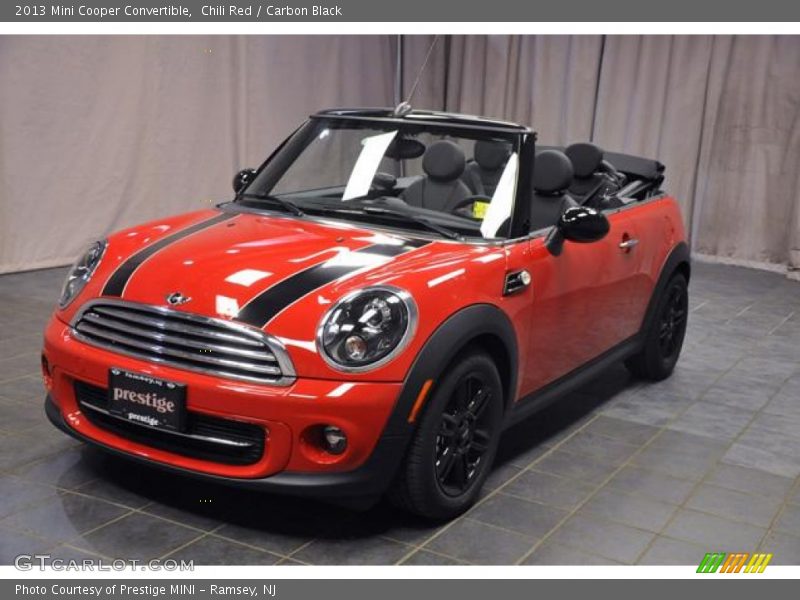 Chili Red / Carbon Black 2013 Mini Cooper Convertible